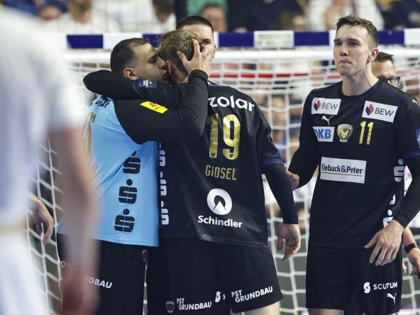 Dejan Milosavljev i Matijas Gidsel na F4 Lige šampiona