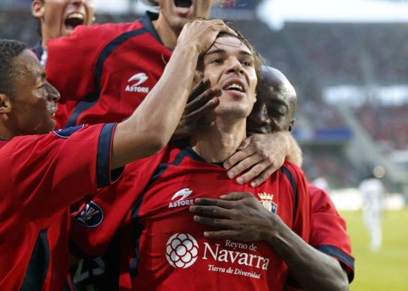 Savo Milošević slavi gol u Osasuni