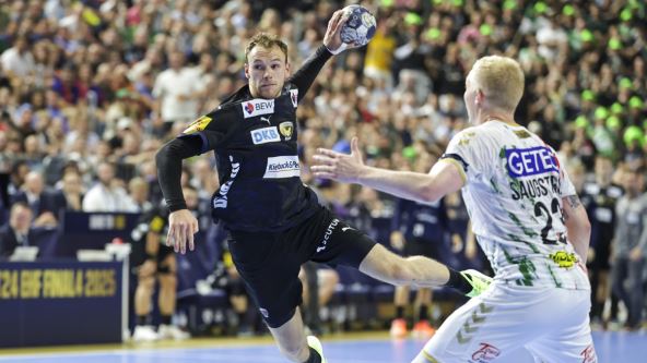 Matijas Gidsel u finalu Lige šampiona Magdeburg Berlin