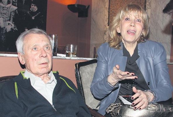 Đuza Stojiljković sa ženom