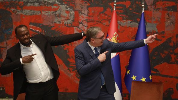 Aleksandar Vučić Jusejn Bolt