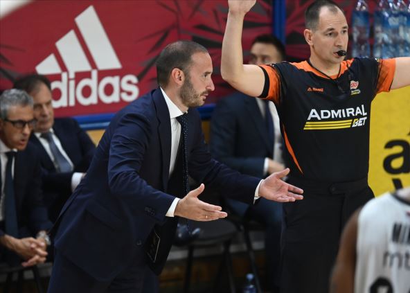 Bogdan Karaičić na utakmici Partizan FMP