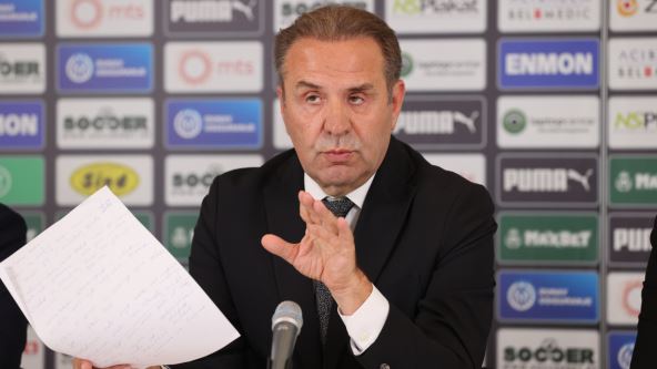 Rasim Ljajić na sednici Skupštine FK Partizan