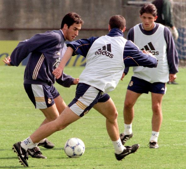 Raul i Perica Ognjenović na treningu Reala