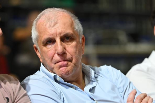 Željko Obradović na meču Partizan FMP