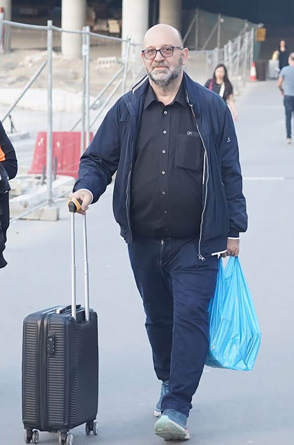 Dragoslav Bokan na aerodromu