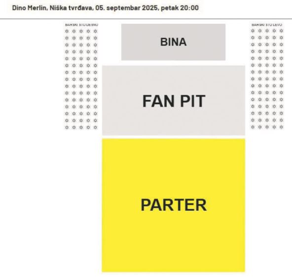 karte za koncert Dina Merlina u Nišu na sajtu