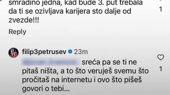 Filip Petrušev i navijač