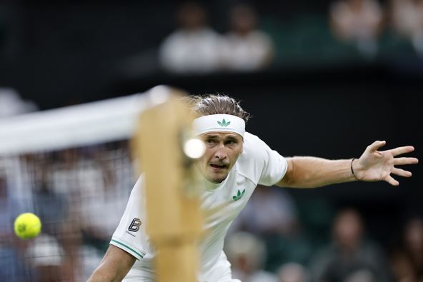 Saša Zverev na Vimbldonu.