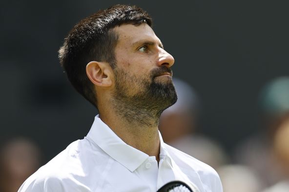 Novak Đoković na Vimbldonu.