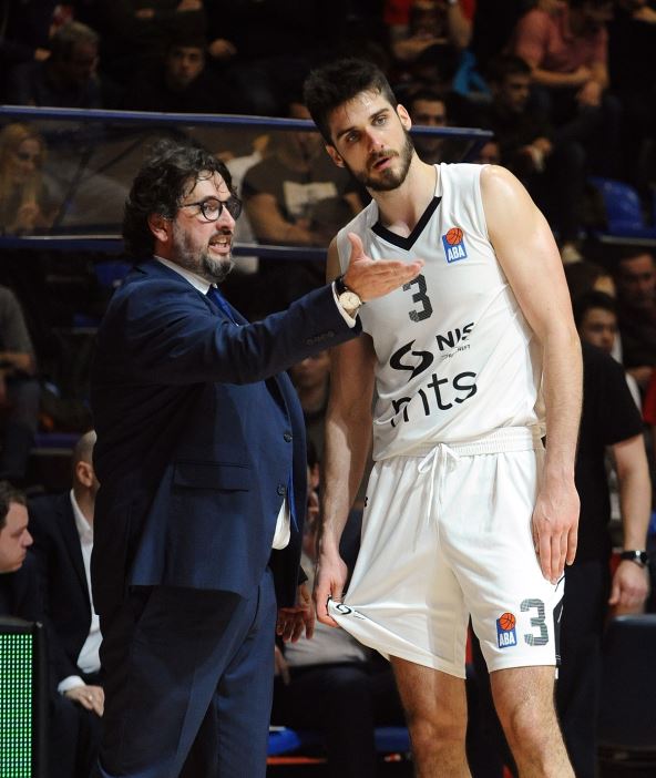 Andrea Trinkijeri i Rade Zagorac u Partizanu