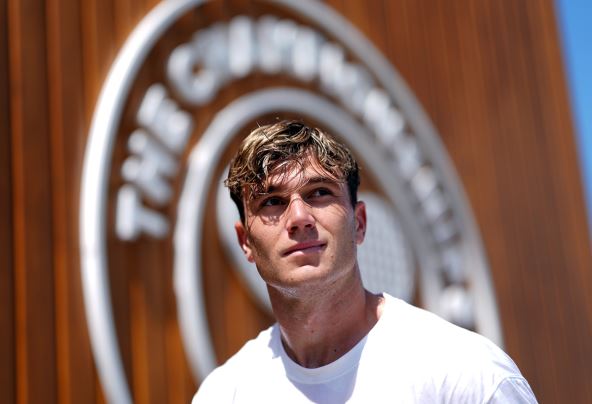 Džek Drejper na Vimbldonu.