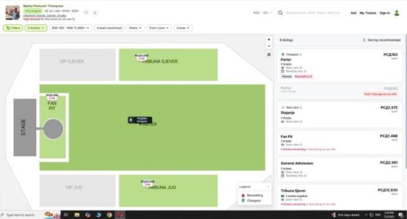 Tompson koncert cene karata