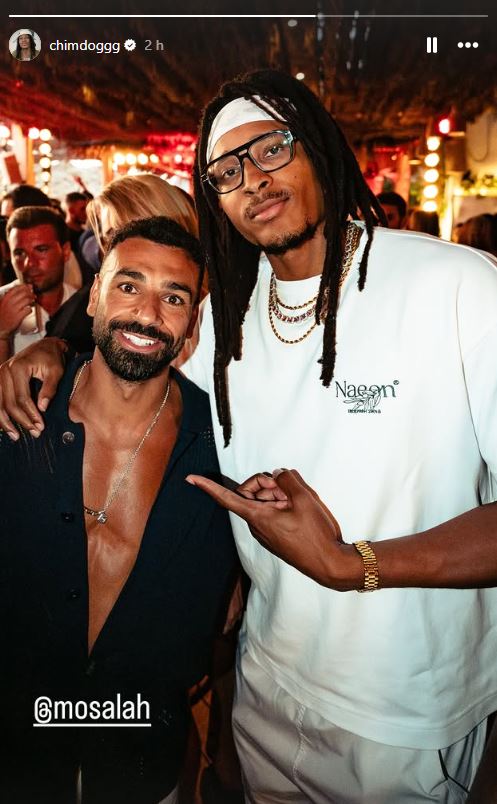 Mohamed Salah Čima Moneke u provodu