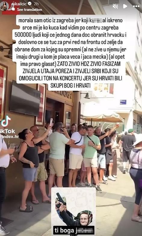 Nika Ilčić o Tompsonovom koncertu