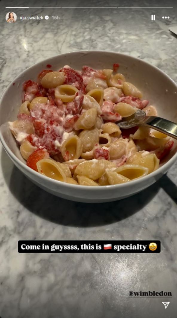 Specijalitet Ige Švjontek na Vimbldonu.