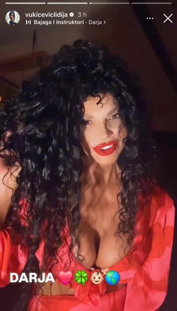 Lidija Vukićević slavi rođenje unuke