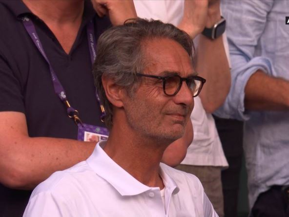 Frenk Verbek otac Sema Verbeka na finalu Vimbldona