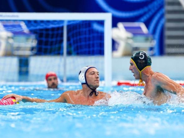 Sava Ranđelović na meču Svetskog prvenstva sa Južnom Afrikom