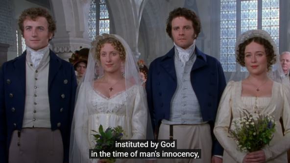 Venčanja u filmu Gordost i predrasude