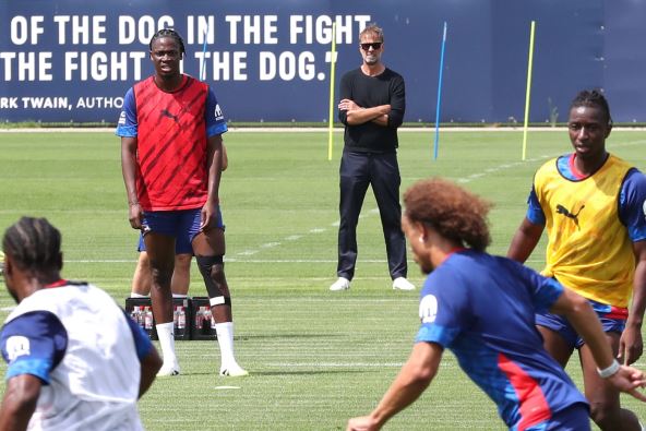 Jirgen Klop na treningu Red Bul Lajpciga