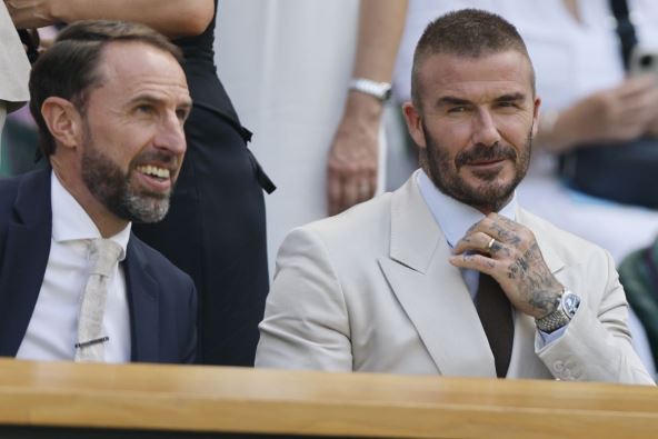 Dejvid Bekam i Garet Sautgejt na Vimbldonu