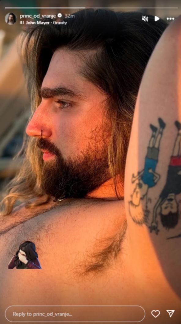 Princ od Vranje pokazao tetovažu