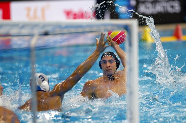 Nađ na meču Srbije i Mađarske na Svetskom prvenstvu u vaterpolu.