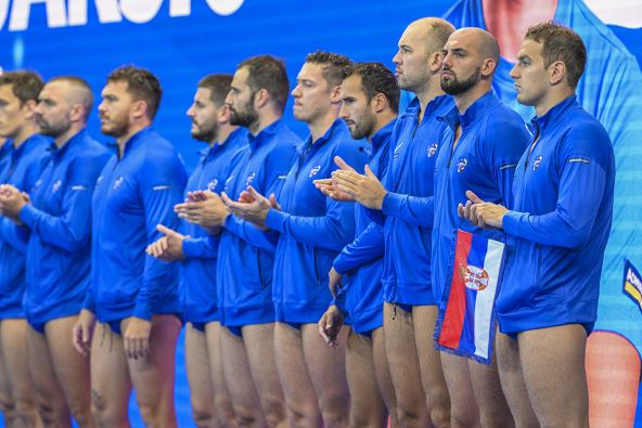 Vaterpolisti Srbije na Svetskom prvenstvu.