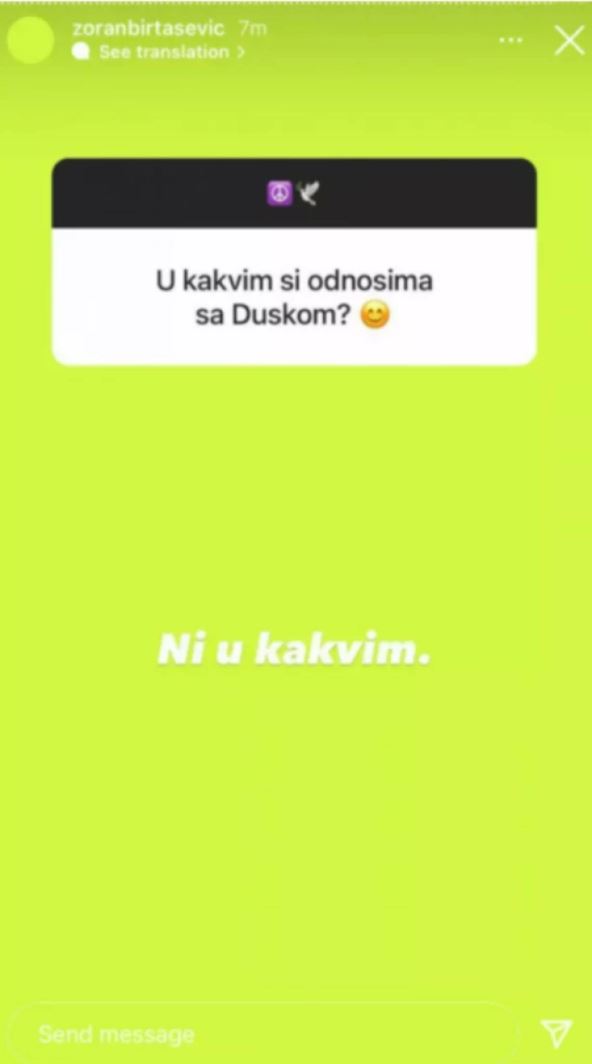 Zoran Birtašević o Dušku