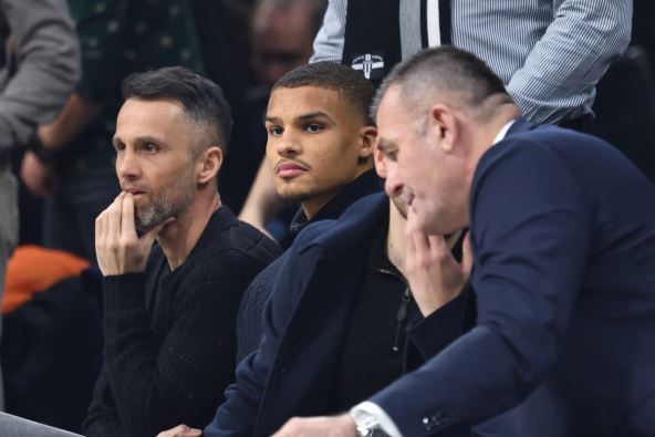 Malik Čao na utakmici Partizana