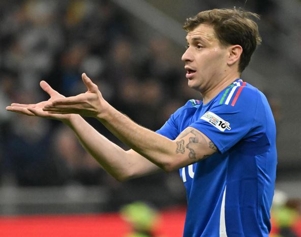 Nikolo Barela u dresu Italije.