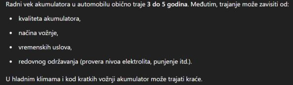 Radni vek akumulatora