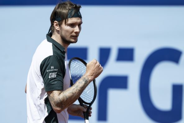 Aleksander Bublik na turniru u Švajcarskoj.