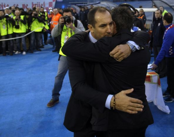 Igor Štimac i Siniša Mihajlović na Maksimiru