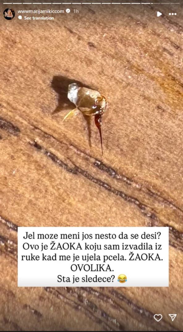 Marija Mikić stori sa žaokom