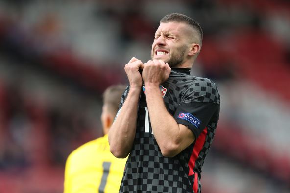 Ante Rebić u dresu Hrvatske.