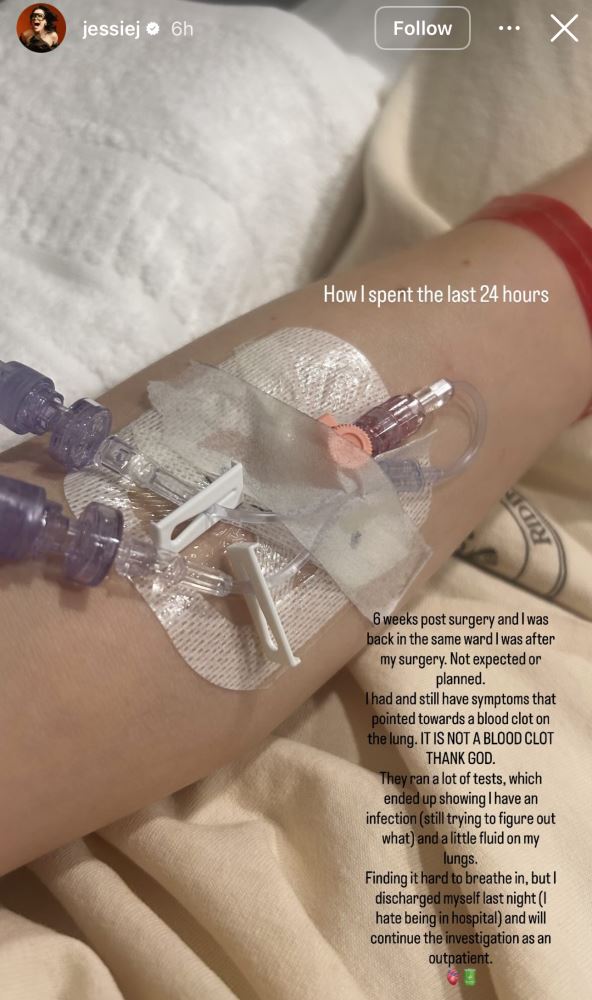 Džesi Džej u bolnici