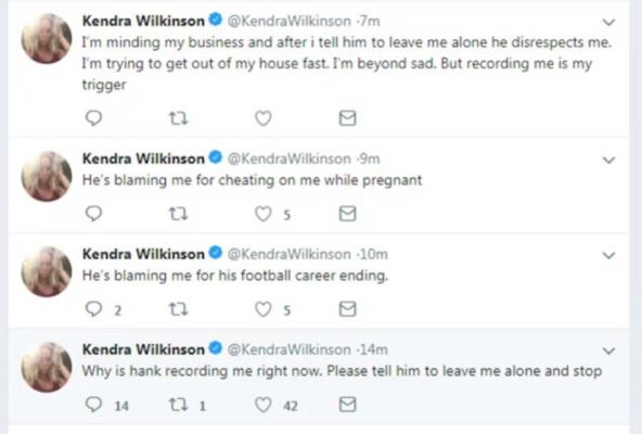 Kendra Vilkinson tvitovi