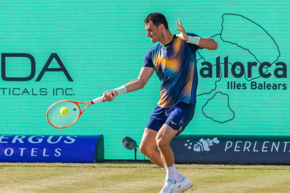 Bernard Tomić na turniru na Majorci