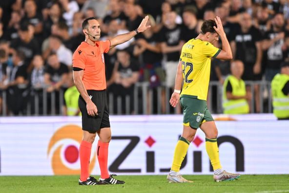 Filip Faruđa sudija Partizan Hibernijan