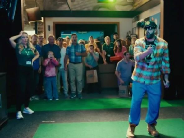 Pejdž Spiranac u filmu Happy Gilmore 2