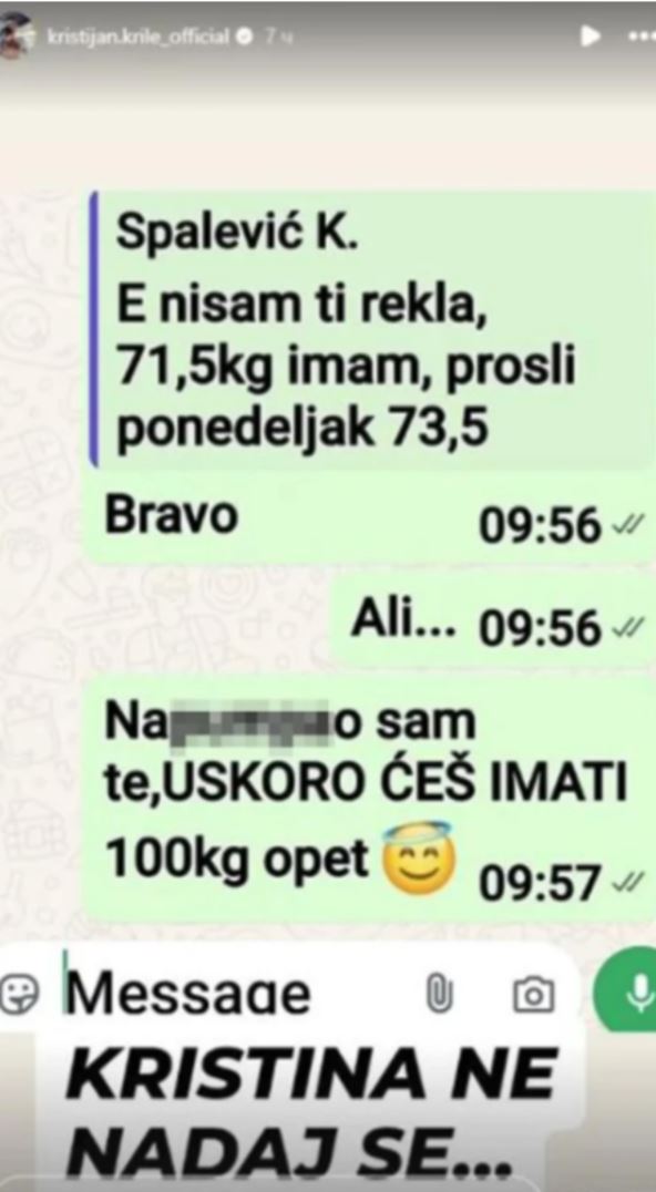 Kristina Spalević trudna?