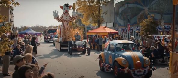 Clown in a Cornfield scena iz filma