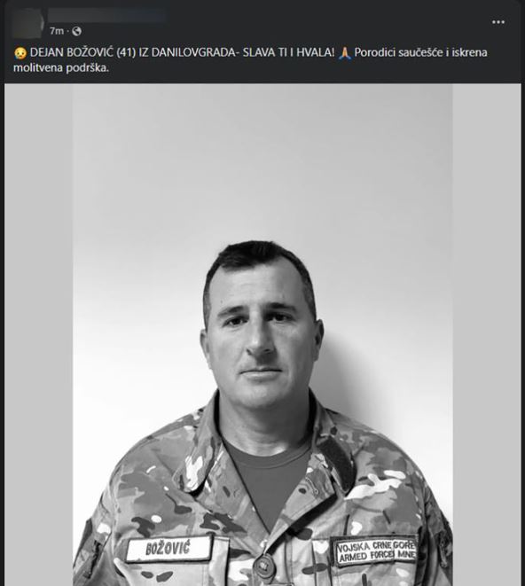 Mlađi vodnik Dejan Božović