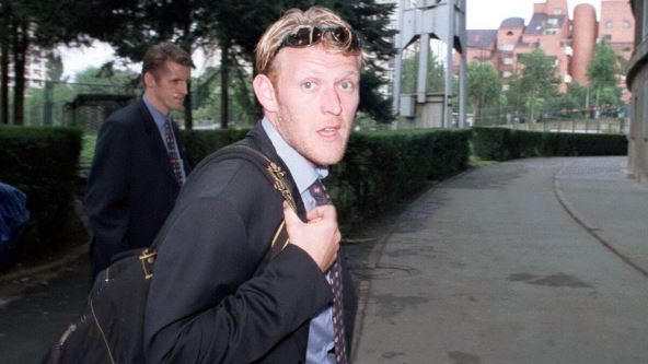 Robert Prosinečki na stadionu Partizana
