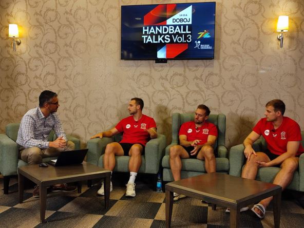 Handball Talks Gašper Marguč Luka Cindrić Dragan Pešmalbek