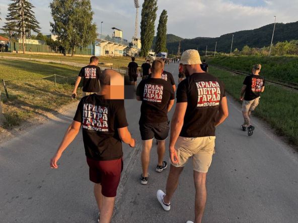 Savo Delić na utakmici Mladost Lučani Crvena zvezda