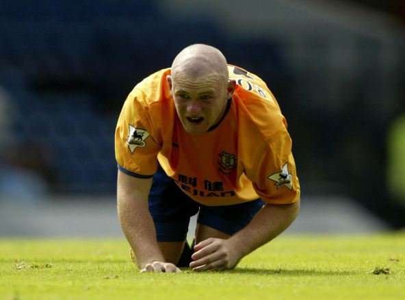 Vejn Runi na utakmici Evertona kao klinac