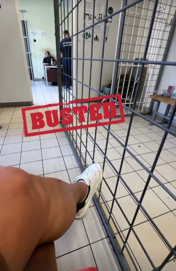 Munjez je objavio fotografiju iza rešetaka